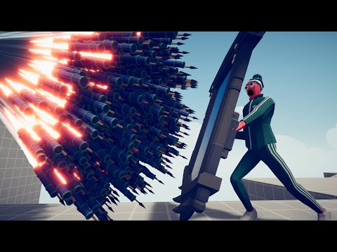 SQUID GAME REFLECT SHIELD vs EVERY GOD | Totally Accurate Battle Simulator TABS