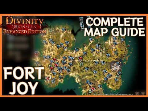 Divinity: Original Sin 2 - Fort Joy map complete Guide - Act 1 100% World Map Done