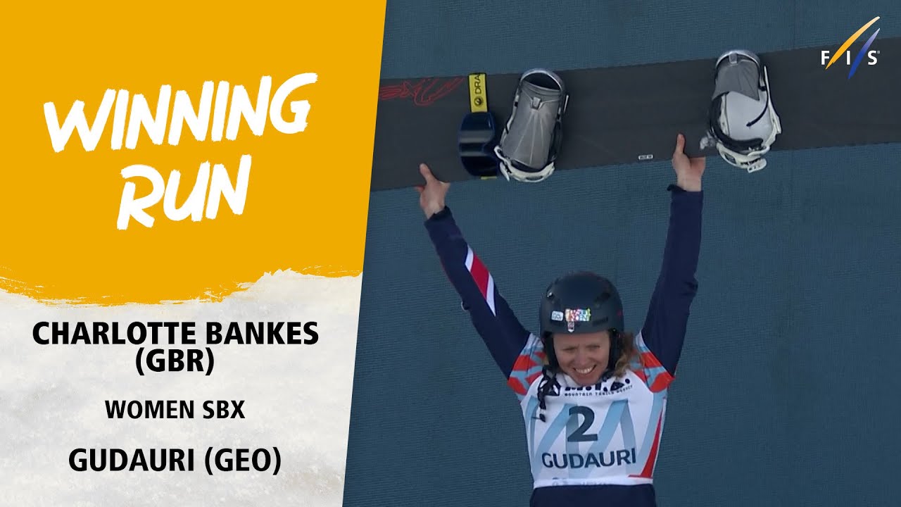 Charlotte Bankes seals first win of the season in style | FIS Snowboard World Cup 23-24