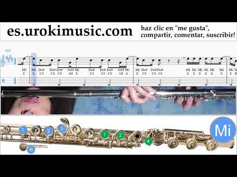Tutorial de Flauta Silvestre Dangond Nicky Jam - Cásate Conmigo Clases Notas Parte#2 um-i927