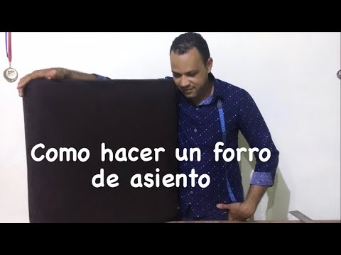 🪑Como hacer un FORRO de un ASIENTO Para Sofa [ VILLAPARLANTE ] Tapiceria Estetica