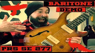 PRS SE 277 Baritone Semi Hollow - 27.7