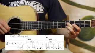 Peach Picking Time in Georgia- Doc Watson Guitar Solo Lesson