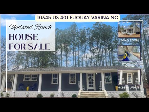 Newly Listed for $309,000 in Fuquay Varina: Updated Ranch
