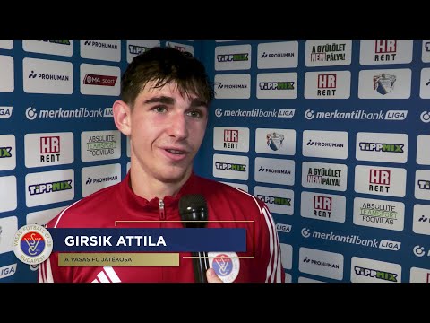 A Kozármisleny elleni győzelmet követően Girsik Attila nyilatkozott