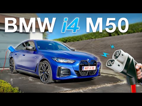 Thumbnail for BMW i4 M50 (544 hp) - POV drive & walkaround! by SEAT, BMW, Sports car, BMW i4, Car