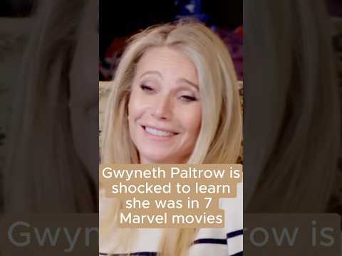 Gwyneth Paltrow sorprendida de que aparece en siete películas de Marvel