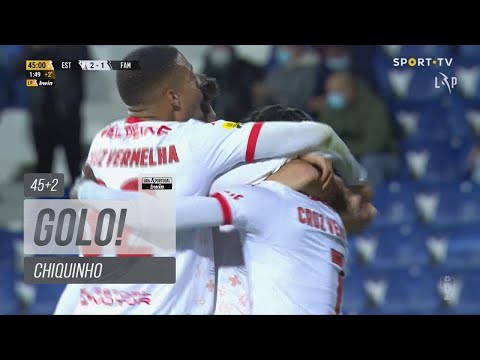 Goal | Golo Chiquinho: Estoril Praia (2)-1 Famalicão (Liga 21/22 #15)