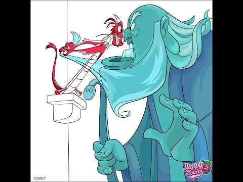 Happy Color App | Disney Mulan Part 9 | Color By Numbers | MALI