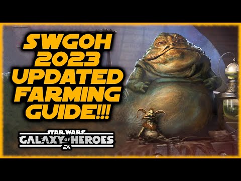 My All New, Updated, Free/Pay to Play 2023 SWGOH Farming Guide!!!!