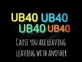 UB40🌟Tears From My Eyes🌟