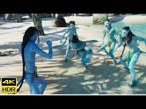 Sully's Kids Vs. Metkayina Kids Fight Sence || Avatar 2 The Way Of Water || 4K