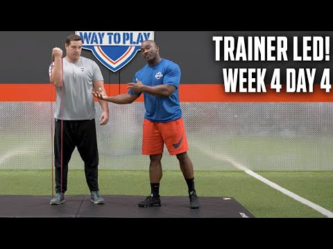 Trainer Led At Home Resistance Band Workout! | Week 4 Day 4