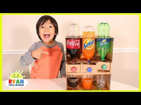 How to Make Coca Cola Soda Dispenser at Home out of Cardboard
