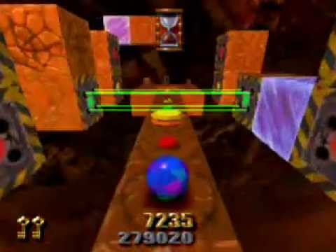 roll away / kula world (ps1) last level (level 170) solution without red teleprtation