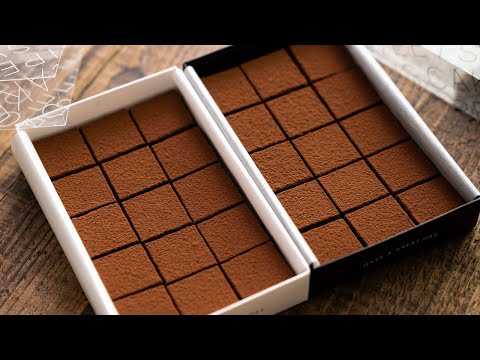 Handmade Coffee & Caramel Chocolate Ganache for Valentine's Day