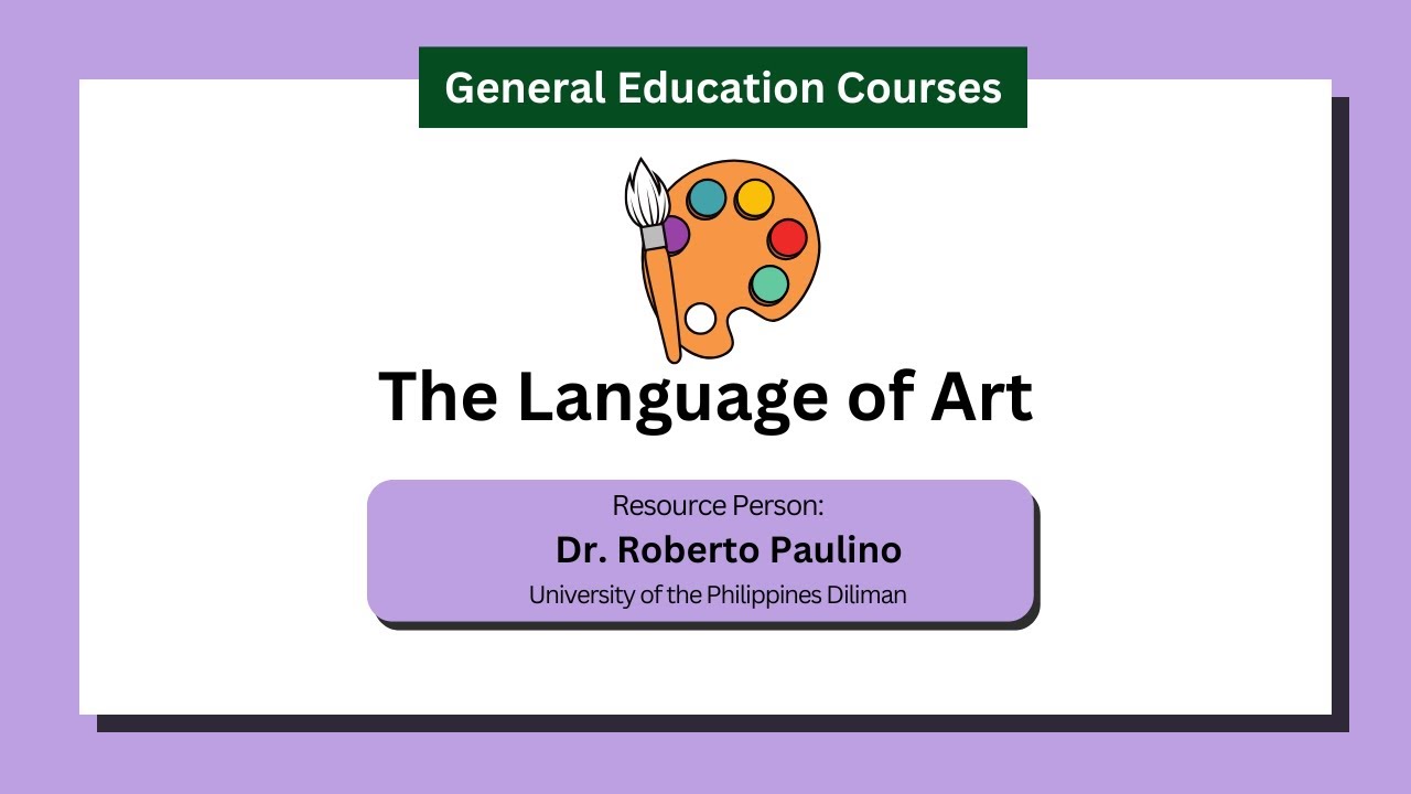 The Language of Art | Dr. Roberto Paulino