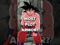 Goku Has The Most Plot Armor In Anime