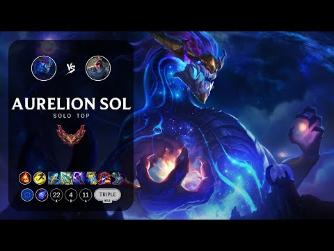 Aurelion Sol Top vs Yasuo - EUW Grandmaster Patch 13.1