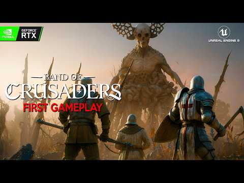 BAND OF CRUSADERS First Gameplay Demo | New TACTICAL ISOMETRIC Action RPG like The Witcher & Diablo