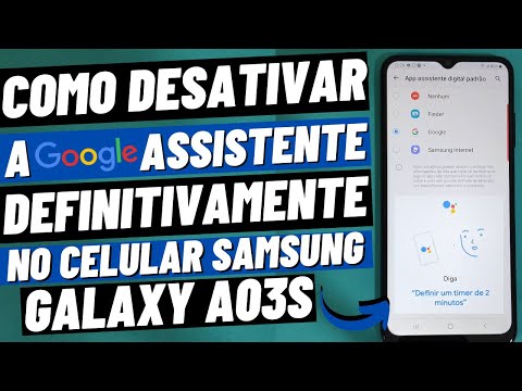 HOW TO DEACTIVATE GOOGLE ASSISTANT PERMANENTLY ON YOUR SAMSUNG GALAXY A03S CELL PHONE