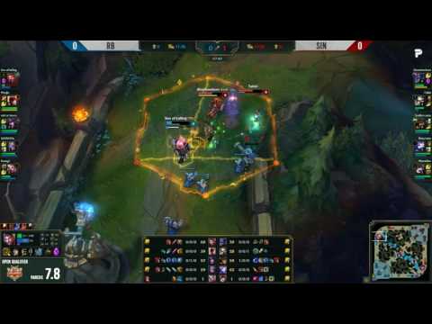 [#LoL] Open Qualifier a Challenger Series - RB vs Team Singularity Partida 1