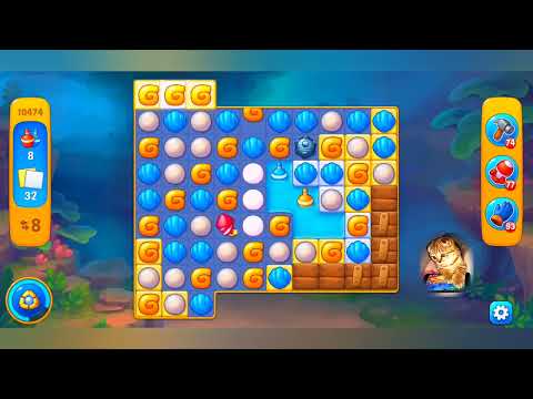 Fishdom, 10474 level,no Booster - 10474 уровень, прохождение без бустеров.