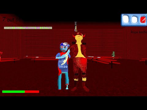 Denied's Basics PreRelease 666 1.4.3 Port - Baldi's Basics V1.4.3 Mod