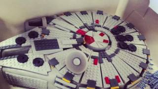Millennium Falcon DESTROYED! (as a cake)