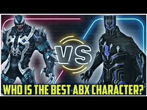 VENOM VS BLACK PANTHER ABX COMPARISON WITH COMBAT HERO DAY TEAM  (MARVEL FUTURE FIGHT)