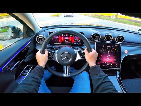 2022 Mercedes Benz c class c220d T - pov test drive