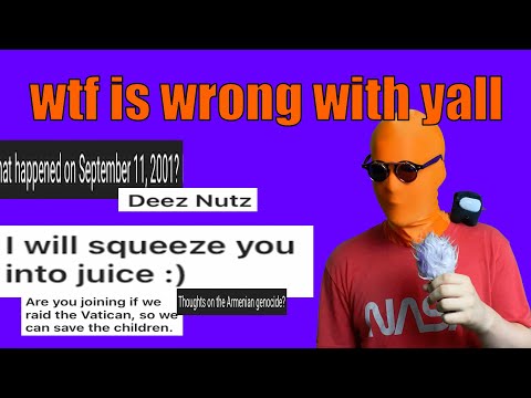 These questions made me sus | Q&amp;A with Orange Man