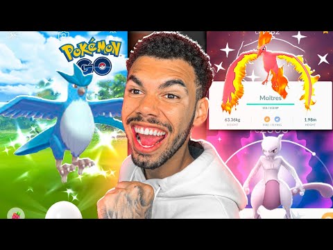 O PRIMEIRO SHINY DO EVENTO LENDÁRIO - POKEMON GO | Cris |