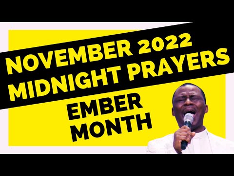 November 2022 Begin With Praying Midnight Prayers | Dr Olukoya