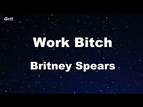 Work B**ch - Britney Spears Karaoke 【No Guide Melody】 Instrumental