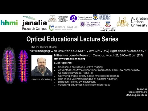 OIG-ABG Lecture 1 - Live Imaging with Simultaneous Multi-View (SiMView) Light-sheet Microscopy