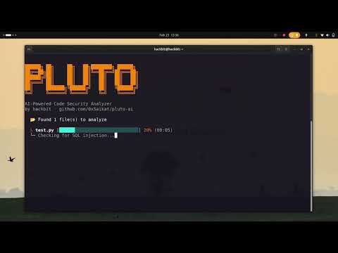 Pluto AI by HackBit | AI-Powered Code Security Analyzer