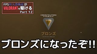 【VALORANT】やあ(´・ω・｀)ようこそ、ブロンズ昇格戦へ。 FPS対人恐怖症が駆けるpart12【ゆっくり実況】