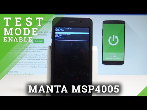 How to Activate Test Mode in MANTA MSP4005 - Secret Feature / Hardware Test