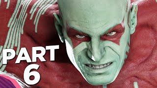 GUARDIANS OF THE GALAXY PS5 Walkthrough Gameplay Part 6 - DWELLER-IN-DARKNESS BOSS FIGHT (FULL GAME)