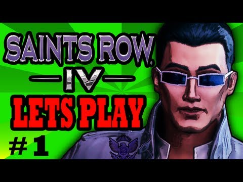 Saints Row 4 Gameplay - Co-Op PC with BelowTheShoe Part 1 - Two Idiots Shooting at Terrorists