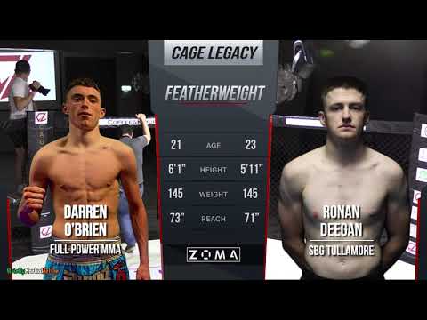 Ronan Deegan vs Darren O’Brien - Cage Legacy 13