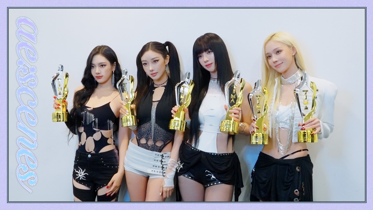 [ae:scenes] 다 MY 덕분이야 💜 | 에스파 2026 TIMA 비하인드 (aespa 2026 TIMA behind)
