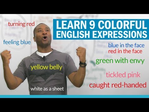 學習英語色彩表達，談論情境與情感。 (Learn English color expressions to talk about situations & emotions)