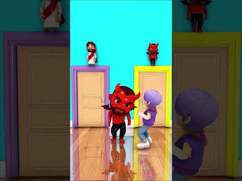 Rumi Trolls Jesus... In The Wrong House! 💀🚪 God vs The Devil Story 85 #JesusDC #Jesus #Satan