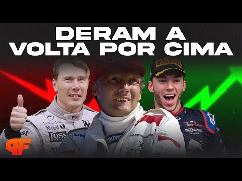 8 PILOTOS QUE DERAM A VOLTA POR CIMA NA CARREIRA NA F1 - Primeira Fila F1