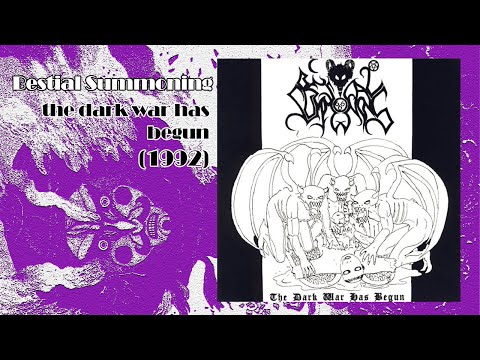 Bestial Summoning – The Dark War Has Begun (Full Album, NL, 1992) (Black Metal)