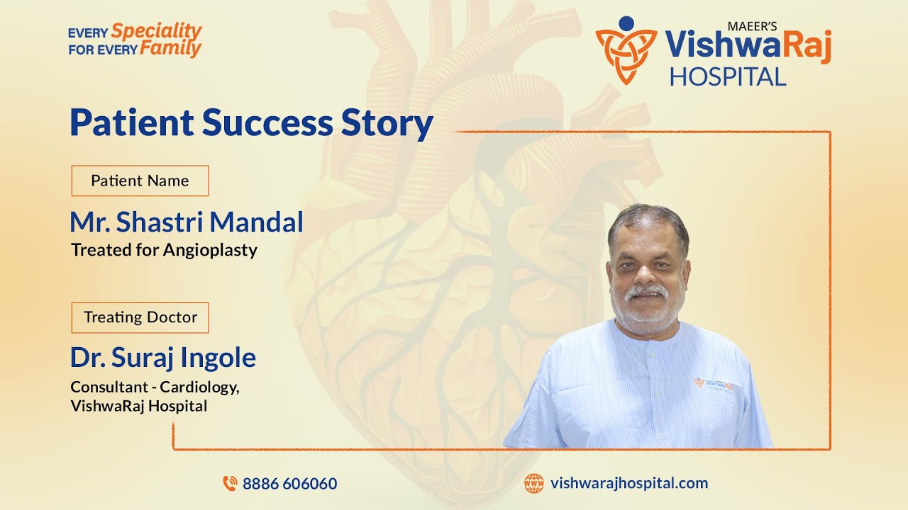 Successful Angiography Treatment at VishwaRaj Hospital | Patient Testimonial