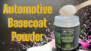 How TO Make Custom Paint Colors With LiME LiNE Basecoat Pigments: Ghos