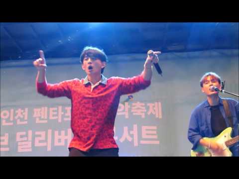 잔나비(JANNABI)_160716_알록달록(구여친클럽OST) @2016펜타포트 라이브 딜리버리 콘서트(인천 신세계백화점)